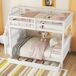 Cama litera Cama litera Blanco
