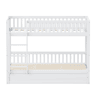 Cama beliche infantil 90*200 cm - Sistema hidráulico de arrumação, resistente e duradouro - Branco