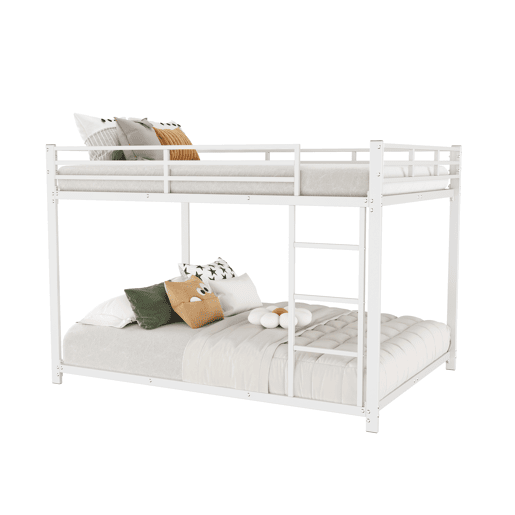 Beliche de ferro para crianças 140x200 cm - Branco Beliche de ferro para crianças 140x200 cm - Branco