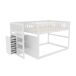 Cama litera 145x247 Cama litera 145x247 Blanco