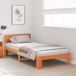 Estructura de cama simple para adultos 94x199 Estructura de cama simple para adultos 94x199 Marrón