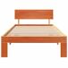 Estructura de cama simple para adultos 94x199 Estructura de cama simple para adultos 94x199 Marrón