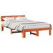 Estructura de cama simple para adultos 124x209 Estructura de cama simple para adultos 124x209 Marrón