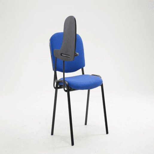 silla conferencia Ken con mesa plegable & en tela Azul 71X53X81 cm silla conferencia Ken con mesa plegable & en tela Azul 71X53X81 cm