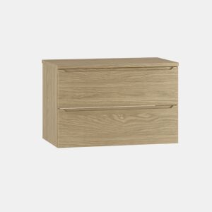 Móvel sob-vasque 80cm tampo lavatório Viggo Madeira