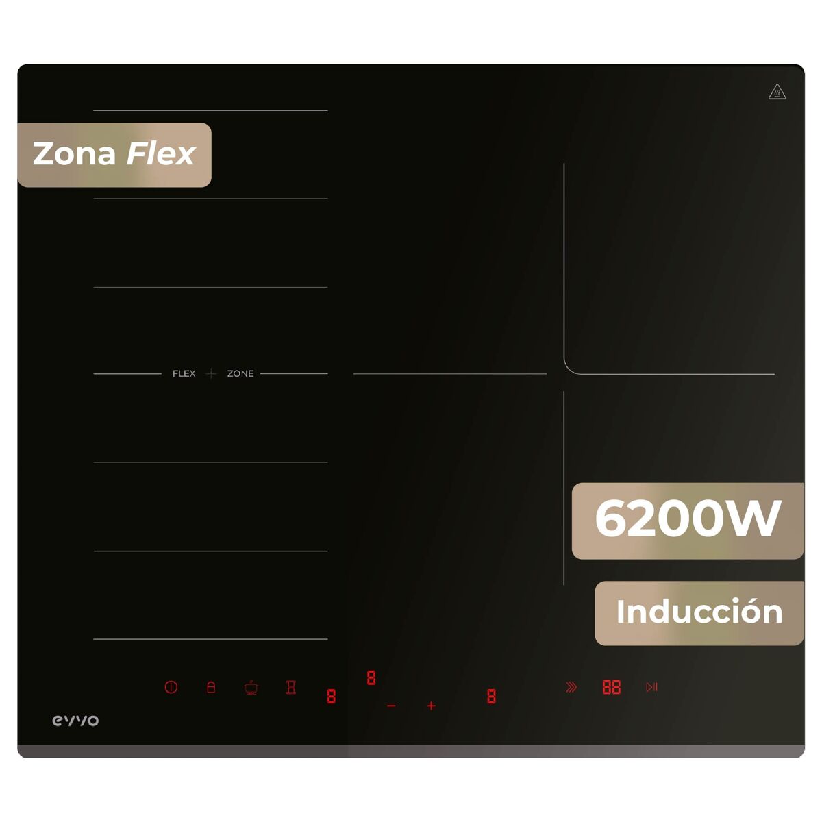 Placa de inducción EVVO V62