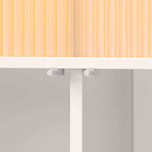 Mesa de bar extensÃvel 135-205x39x100 cm - Mesa de bar moderna com LED, portas com riscas, branca Mesa de bar extensÃvel 135-205x39x100 cm - Mesa de bar moderna com LED, portas com riscas, branca