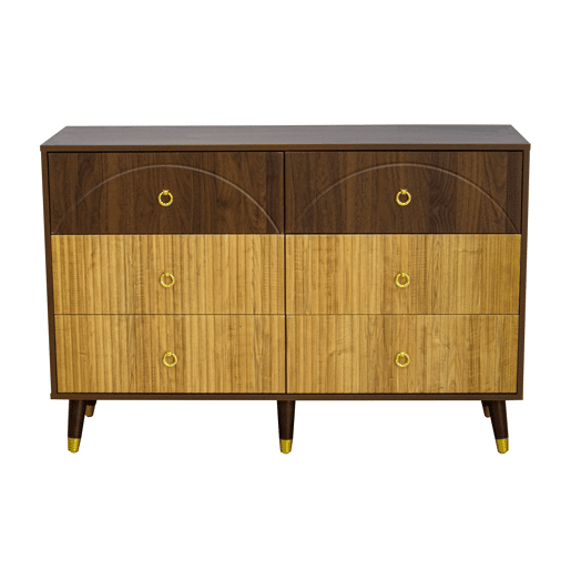 Aparador 120x40x81 cm - Móvel de arrumação moderno para sala de estarsala de jantarentrada - Natural