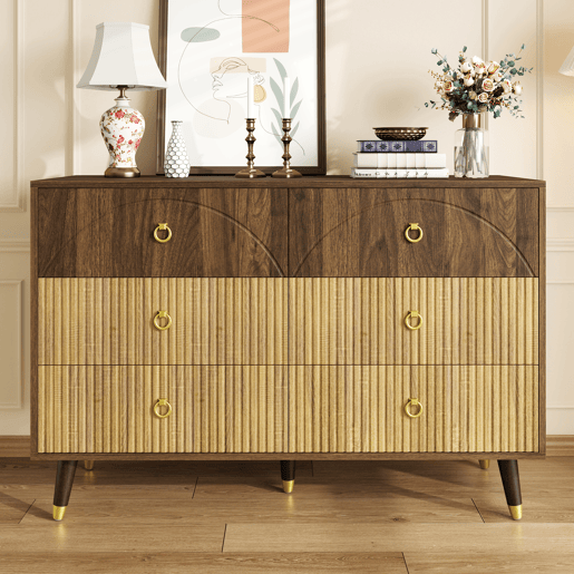 Aparador 120x40x81 cm - Móvel de arrumação moderno para sala de estarsala de jantarentrada - Natural