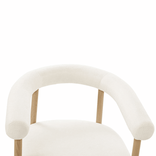 Cadeiras de jantar + 2 unidades - estofamento confortável, design moderno, estrutura metálica resistente, para cozinha e sala de estar - branco
