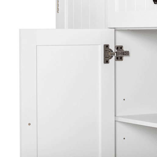 Aparador com 3 portas e 1 gaveta - moderno e elegante - branco