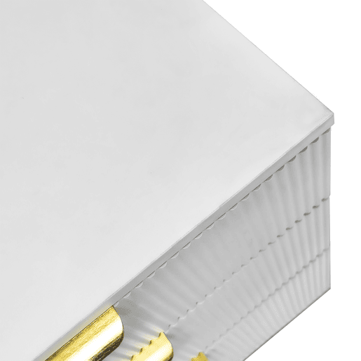 Cômoda com 6 gavetas - amplo espaço de armazenamento, design elegante, pés com efeito de madeira - Branco