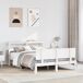 Estructura de cama matrimonial 156x224 Estructura de cama matrimonial 156x224 Blanco