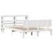 Estructura de cama matrimonial 156x224 Estructura de cama matrimonial 156x224 Blanco