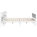 Estructura de cama matrimonial 156x224 Estructura de cama matrimonial 156x224 Blanco