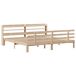 Estructura de cama matrimonial 210x218 Estructura de cama matrimonial 210x218 Blanco