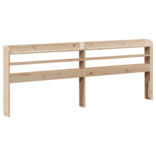 Estrutura de Cama de casal moderno com cabeceira 200x200 cm pinho maciço