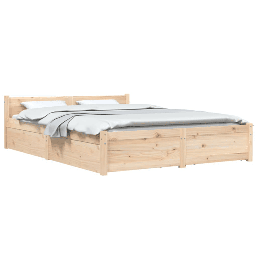 Estrutura de Cama de casal moderno com gavetas - 150x200 cm tamanho King Estrutura de Cama de casal moderno com gavetas - 150x200 cm tamanho King