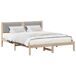 Estructura de cama matrimonial 165x205 Estructura de cama matrimonial 165x205 Blanco/ Gris Claro