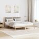 Estructura de cama matrimonial 165x205 Estructura de cama matrimonial 165x205 Blanco/ Gris Claro