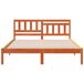 Estructura de cama matrimonial 155x205 Estructura de cama matrimonial 155x205 Marrón