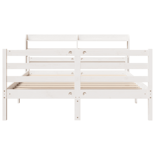 Estrutura De Cama Dupla para adultos c cabeceira - 140x200 cm branco