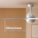 EVVO Ventilador de techo con luz EVVO V522 EVVO Ventilador de techo con luz EVVO V522 Blanco