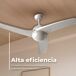 EVVO Ventilador de techo con luz EVVO V522 EVVO Ventilador de techo con luz EVVO V522 Blanco