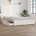 Estructura De Cama Doble Matrimonial 165x205 Estructura De Cama Doble Matrimonial 165x205 Blanco