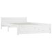 Estructura De Cama Doble Matrimonial 165x205 Estructura De Cama Doble Matrimonial 165x205 Blanco