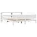 Estructura de cama matrimonial 206x224 Estructura de cama matrimonial 206x224 Blanco