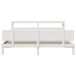 Estructura de cama matrimonial 206x224 Estructura de cama matrimonial 206x224 Blanco