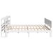 Estructura de cama matrimonial 206x224 Estructura de cama matrimonial 206x224 Blanco