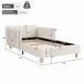 Camas individuales 100x213 Camas individuales 100x213 Beige