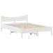 Estructura De Cama Doble Matrimonial 145x195 Estructura De Cama Doble Matrimonial 145x195 Blanco