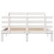 Estructura de cama matrimonial 160x218 Estructura de cama matrimonial 160x218 Blanco