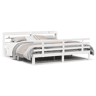 Estrutura De Cama Dupla para adultos c cabeceira - 180x200 cm branco