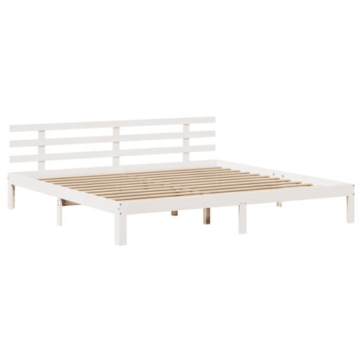 Estrutura De Cama Dupla para adultos c cabeceira - 200x200 cm branco
