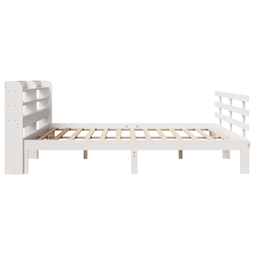 Estrutura De Cama Dupla para adultos c cabeceira - 200x200 cm branco