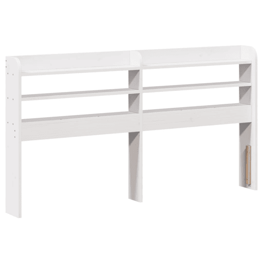Estrutura De Cama Dupla para adultos c cabeceira - 160x200 cm branco Estrutura De Cama Dupla para adultos c cabeceira - 160x200 cm branco
