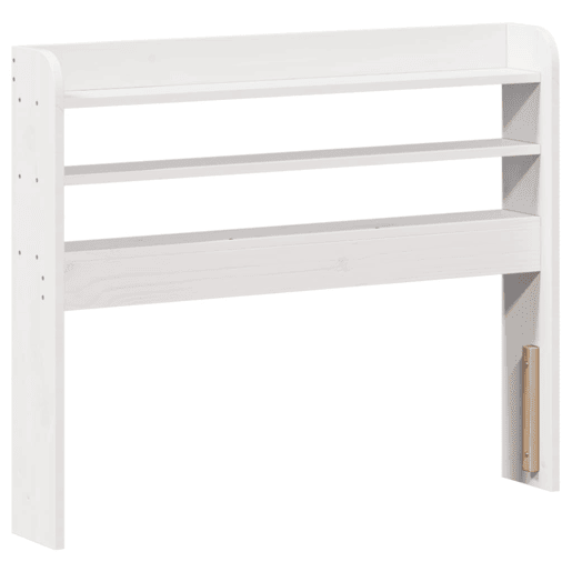 Estrutura de cama de solteiro para adultos c cabeceira 75x190 cm pinho maciço
