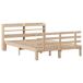 Estructura de cama matrimonial 145x208 Estructura de cama matrimonial 145x208 Blanco