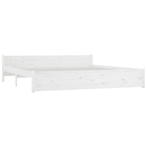 Estrutura Cama de casal moderno c gavetas - 180x200 cm tamanho Super King branco