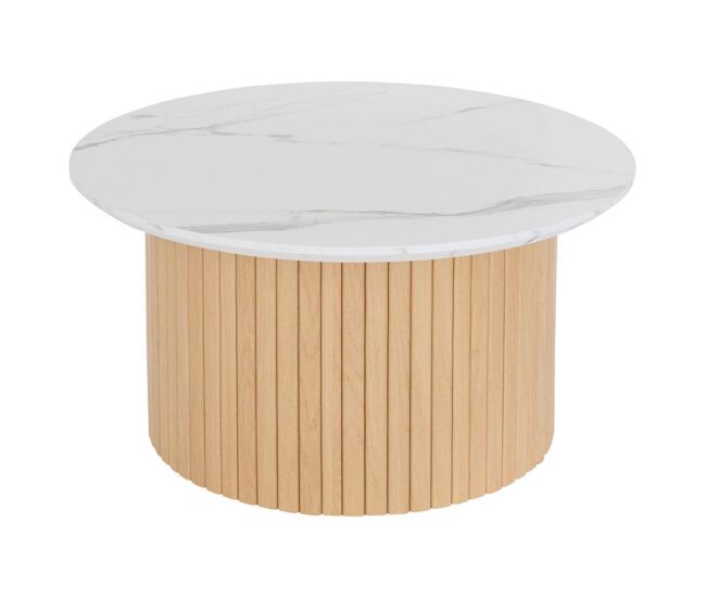 Well home mesa de centro 'homelya' en mdf ø70x40cm