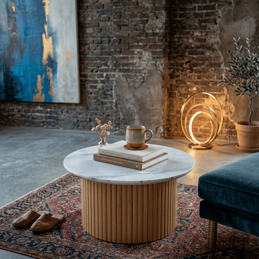 Mesa de centro 'Homelya' da Well Home em MDF Mesa de centro 'Homelya' da Well Home em MDF