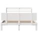Estructura De Cama Doble Matrimonial 150x221 Estructura De Cama Doble Matrimonial 150x221 Blanco