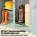 Armario de Jardín Madera de Abeto Outsunny 1150 Armario de Jardín Madera de Abeto Outsunny 1150 Gris