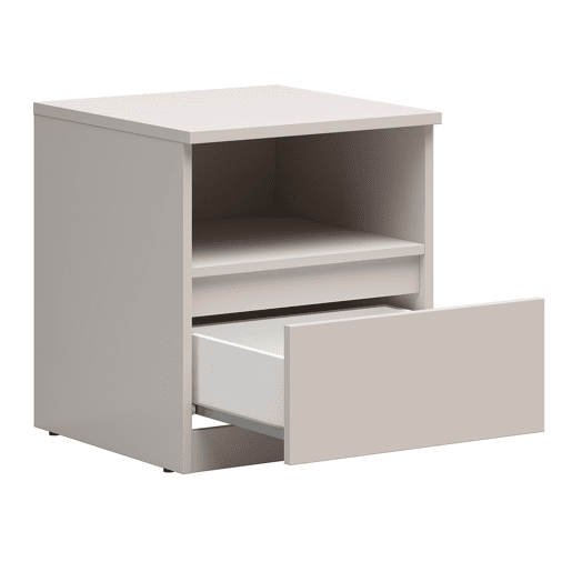 Mesa de cabeceira Edwin Caxemira de 1 gaveta