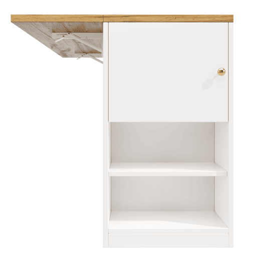 Ilha de cozinha moderna 140x70x90 cm - Com gavetas, prateleiras e armários - Branco Ilha de cozinha moderna 140x70x90 cm - Com gavetas, prateleiras e armários - Branco