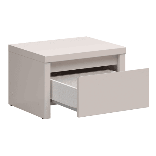 Mesa de cabeceira 1 gaveta Soren Caxemira